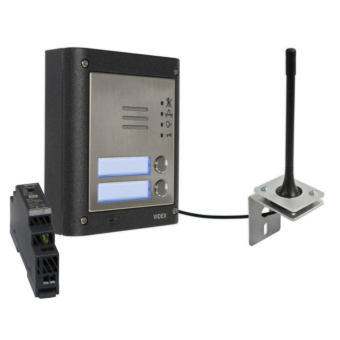 GSM4K | 4G GSM intercom with matt finish (mounting and stations are optional)