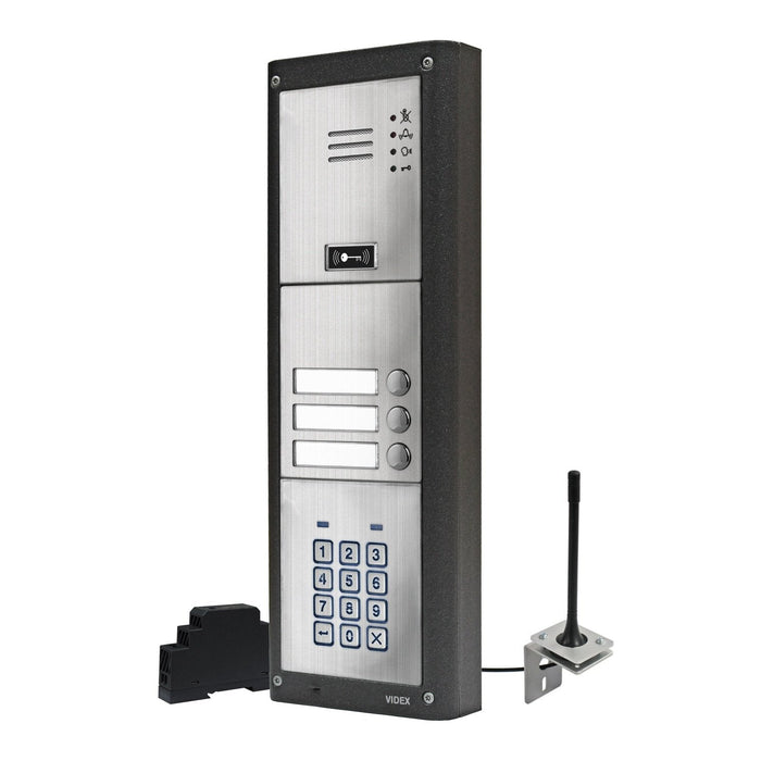 GSM4KCR | 4G GSM intercom with backlit keypad matt finish (mounting and stations are optional)