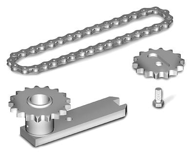 ROGER TECHNOLOGY LT301/R - Heavy Duty Chain Set for 360° Opening