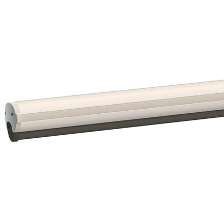 Roger Technology BA/91 Series - White Painted Aluminium Barrier Boom with LED & Rubber Profile