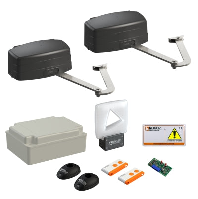 ROGER TECHNOLOGY Kit R23/373 - Above Ground Swing Gate Kit | Up to 3.5m